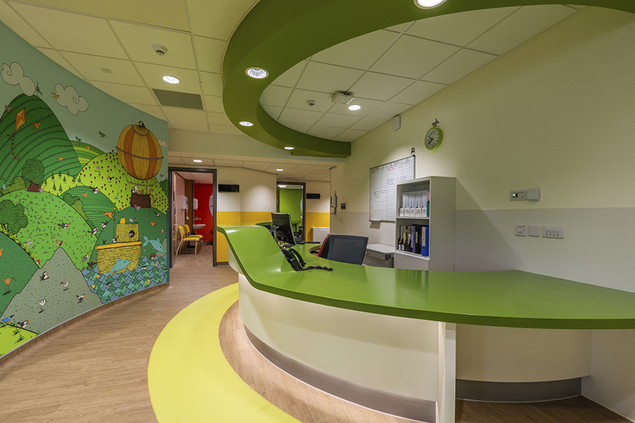 Childrens Theatre Suite Reception Desk 2022 RDAArchitects