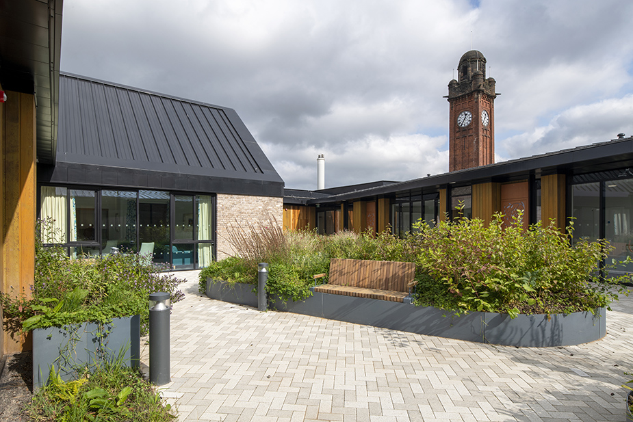 Stobhill Mental Heath Hospital Courtyard 2022 Paul Zane Photgraphy