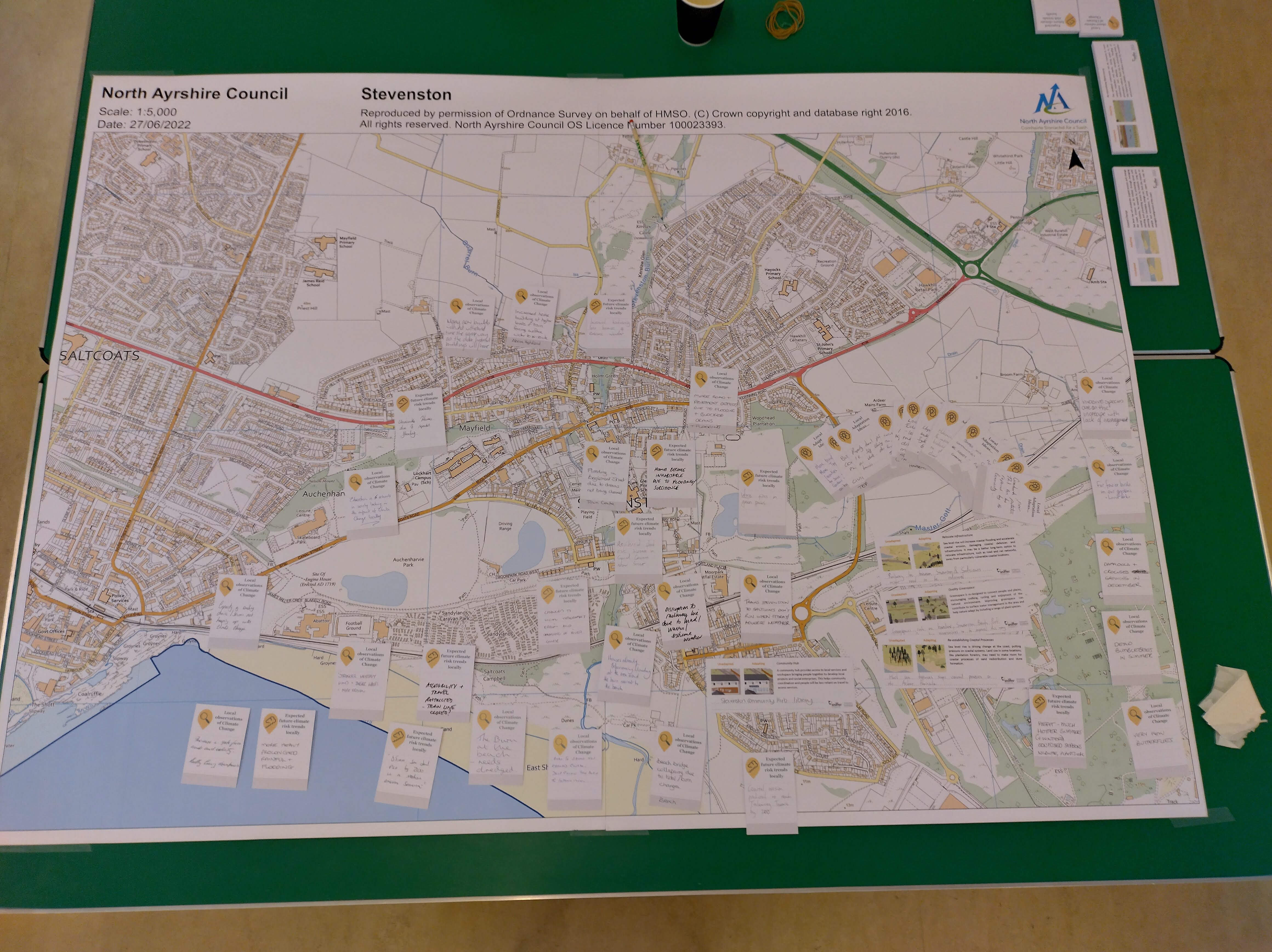 Image of a map of Stevenston
