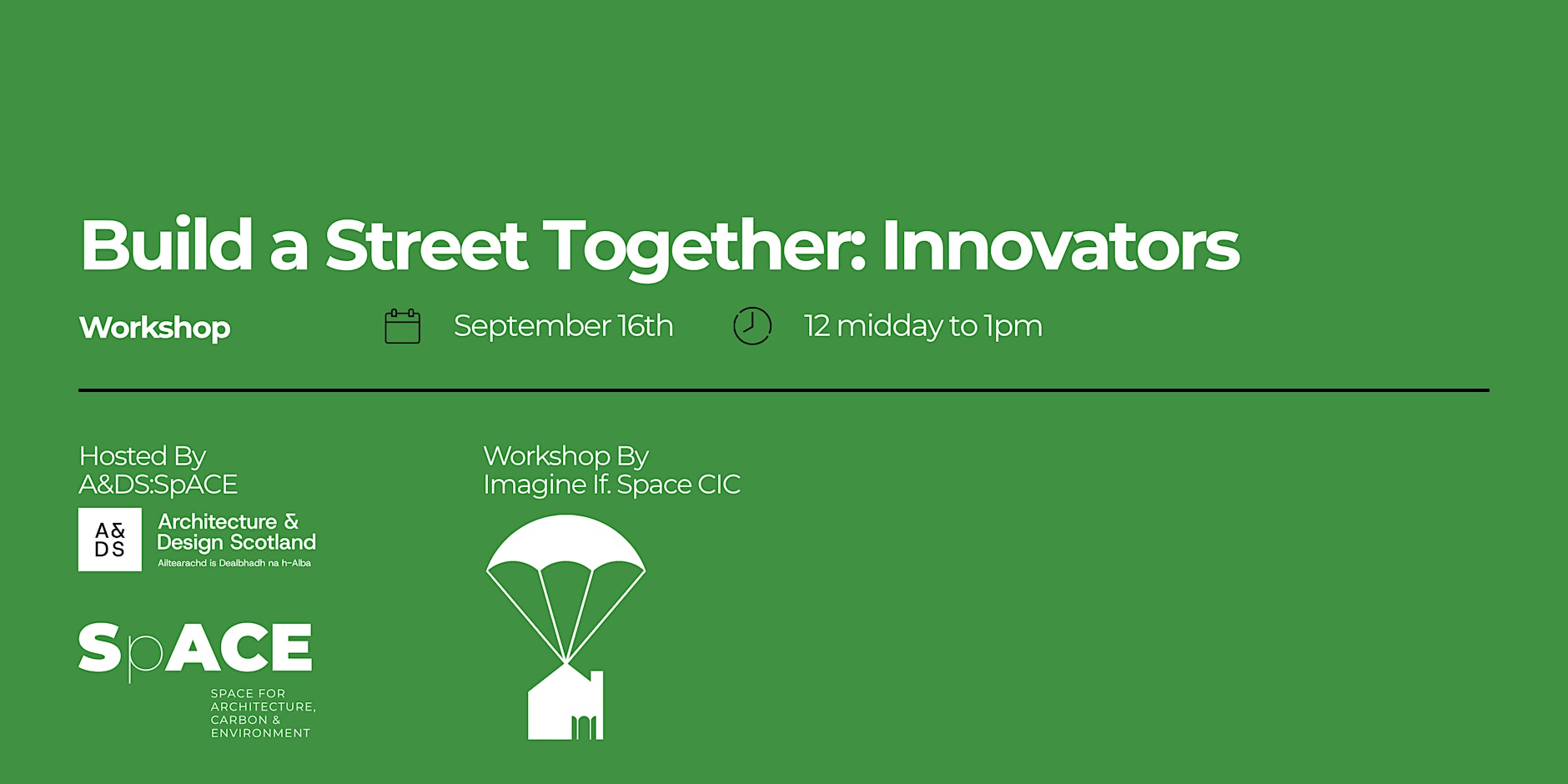 Build a Street Together Innovators Workshop as part of Hopeful Housing Futures event details.