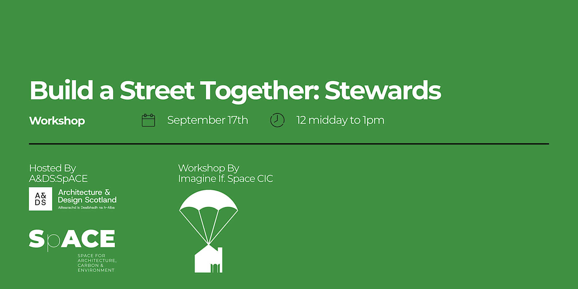 Build a Street Together Stewards workshop as part of Hopeful Housing Futures exhibition event details.